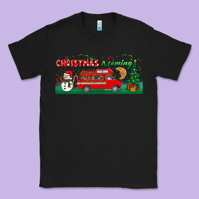Christmas Is Coming Classic Tee Designed By Bundleandbundleshop