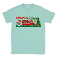 Seafoam christmas is coming Classic Tee - BundleAndBundleShop