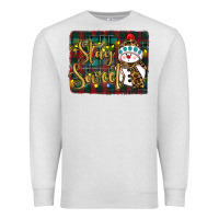 Oatmeal Heather christmas stay sweet Premium Sweatshirt - RanaPortraitStore