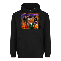 Black longhorn cow halloween Heavyweight Hoodie - RanaPortraitStore