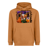 Meerkat longhorn cow halloween Heavyweight Hoodie - RanaPortraitStore