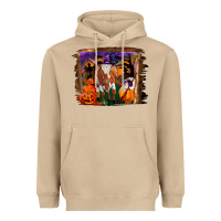 Mushroom longhorn cow halloween Heavyweight Hoodie - RanaPortraitStore