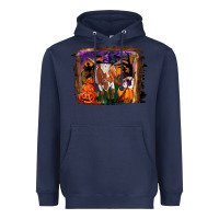 Navy longhorn cow halloween Heavyweight Hoodie - RanaPortraitStore