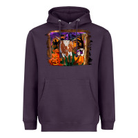 Plum longhorn cow halloween Heavyweight Hoodie - RanaPortraitStore