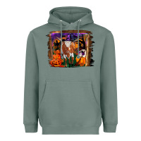 Sage longhorn cow halloween Heavyweight Hoodie - RanaPortraitStore
