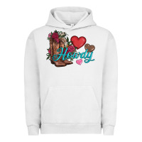 Pigment Lunar Rock valentines day howdy and boots Urban Hoodie - AdoDesignShop