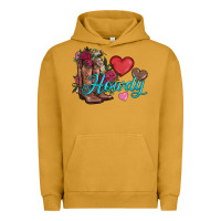 Pigment Peanut Butter valentines day howdy and boots Urban Hoodie - AdoDesignShop
