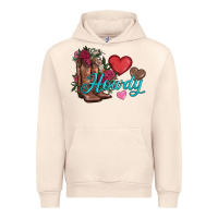 Sandshell valentines day howdy and boots Urban Hoodie - AdoDesignShop