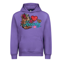 Tulip valentines day howdy and boots Urban Hoodie - AdoDesignShop