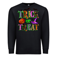 Black trick or treat Premium Sweatshirt - Zillion Design Studio