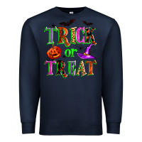 Navy trick or treat Premium Sweatshirt - Zillion Design Studio