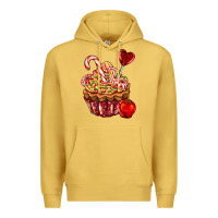 Antique Gold Christmas candy cupcake Premium Hoodie - AdoDesignShop