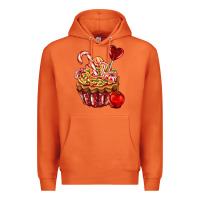 Carrot Christmas candy cupcake Premium Hoodie - AdoDesignShop