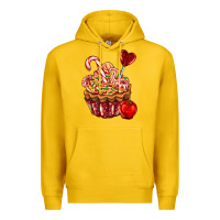Lemon Christmas candy cupcake Premium Hoodie - AdoDesignShop