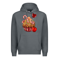 Rock Christmas candy cupcake Premium Hoodie - AdoDesignShop