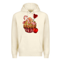 Sandshell Christmas candy cupcake Premium Hoodie - AdoDesignShop