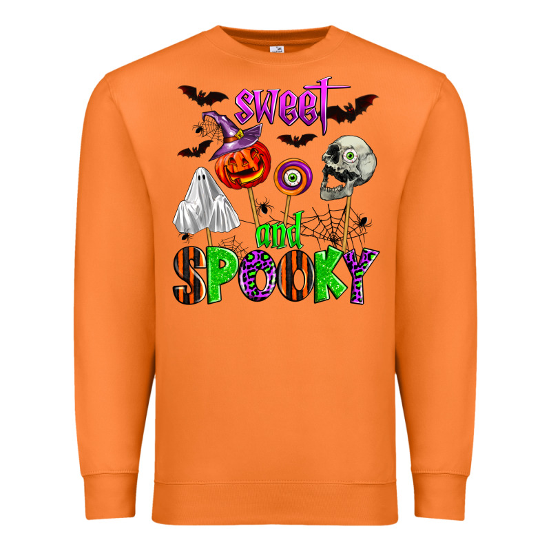Sweet And Spooky Premium Sweatshirt by Zillion Design Studio | Teevron