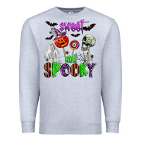 Heather Grey sweet and spooky Premium Sweatshirt - Zillion Design Studio