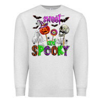 Oatmeal Heather sweet and spooky Premium Sweatshirt - Zillion Design Studio