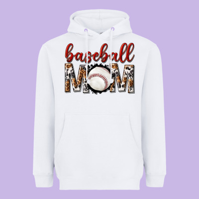 Heavyweight Hoodie baseball mom