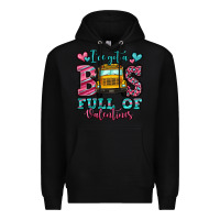 Black i've got a bus full of valentines school bus Premium Hoodie - Jasminsmagicworld