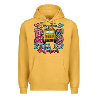 Mustard i've got a bus full of valentines school bus Premium Hoodie - Jasminsmagicworld
