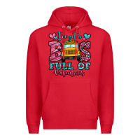 Red i've got a bus full of valentines school bus Premium Hoodie - Jasminsmagicworld