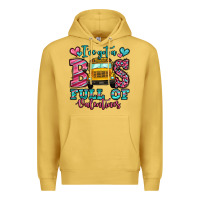 Antique Gold i've got a bus full of valentines school bus Premium Hoodie - Jasminsmagicworld