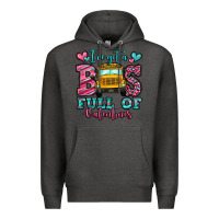 Charcoal Heather i've got a bus full of valentines school bus Premium Hoodie - Jasminsmagicworld
