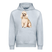 Heather Grey standart poodle Urban Hoodie - Artiststas