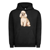 Pigment Black standart poodle Urban Hoodie - Artiststas