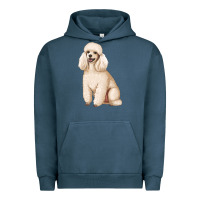 Pigment Midnight Navy standart poodle Urban Hoodie - Artiststas