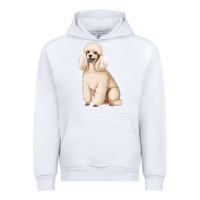 White standart poodle Urban Hoodie - Artiststas
