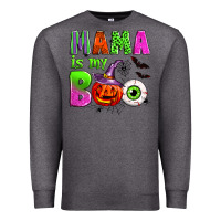 Charcoal Heather mama is my boo Premium Sweatshirt - Zillion Design Studio