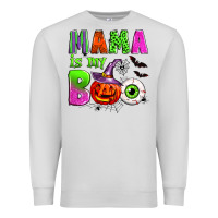 Dove Grey mama is my boo Premium Sweatshirt - Zillion Design Studio