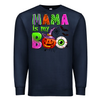 Navy mama is my boo Premium Sweatshirt - Zillion Design Studio
