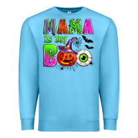 Ocean Blue mama is my boo Premium Sweatshirt - Zillion Design Studio
