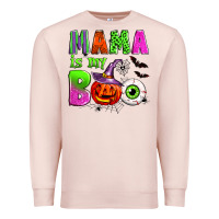 Pale Pink mama is my boo Premium Sweatshirt - Zillion Design Studio