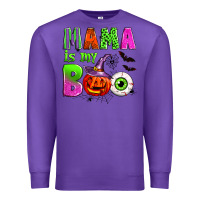Purple mama is my boo Premium Sweatshirt - Zillion Design Studio