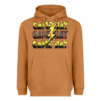 Meerkat game day game day softball lightning bolt Heavyweight Hoodie - Zillion Design Studio