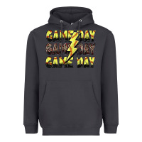 Smoke game day game day softball lightning bolt Heavyweight Hoodie - Zillion Design Studio