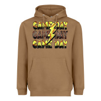 Toasted Coconut game day game day softball lightning bolt Heavyweight Hoodie - Zillion Design Studio