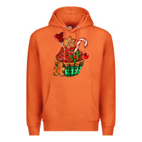 Carrot christmas cupcake Premium Hoodie - AdoDesignShop