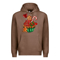 Chestnut christmas cupcake Premium Hoodie - AdoDesignShop