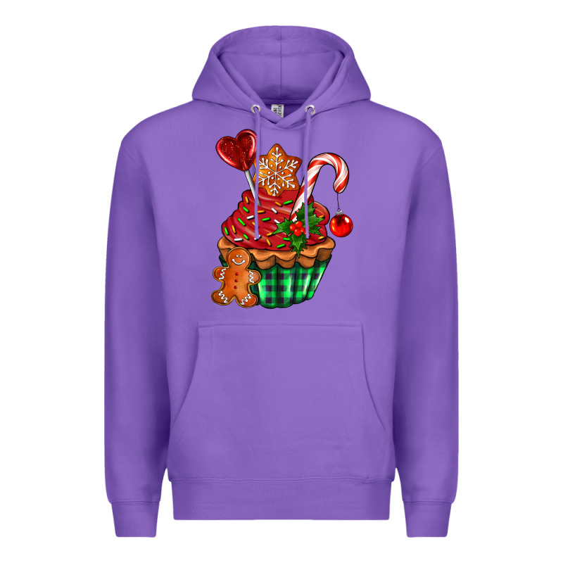 Christmas Cupcake Premium Hoodie by AdoDesignShop | Teevron