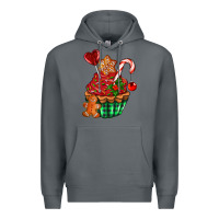 Rock christmas cupcake Premium Hoodie - AdoDesignShop