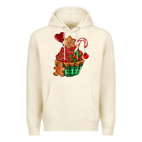 Sandshell christmas cupcake Premium Hoodie - AdoDesignShop