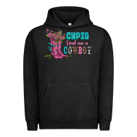 Pigment Black velantines day cupid find me a cowboy Urban Hoodie - AdoDesignShop