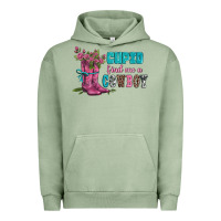 Pigment Oil Green velantines day cupid find me a cowboy Urban Hoodie - AdoDesignShop
