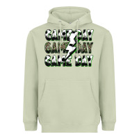 Matcha game day game day soccer lightning bolt Heavyweight Hoodie - Zillion Design Studio